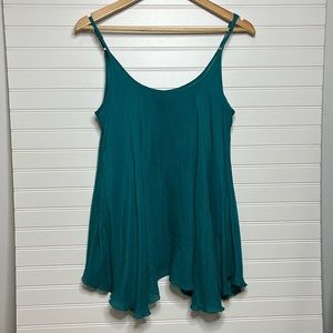 Small Remember Every Detail Sleeveless Top in Teal Blue by Umgee